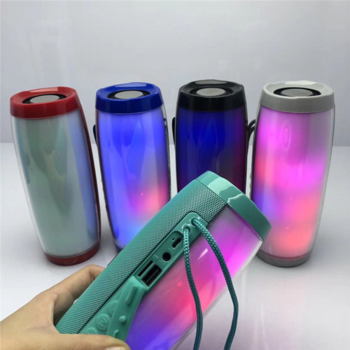 Altavoz Estéreo Bluetooth Portátil Inalámbrico con Luz LED - OMNIVA