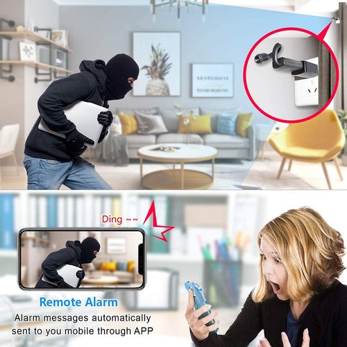Cámara Mini WiFi USB 1080P con Detección de Movimiento para Seguridad del Hogar - OMNIVA