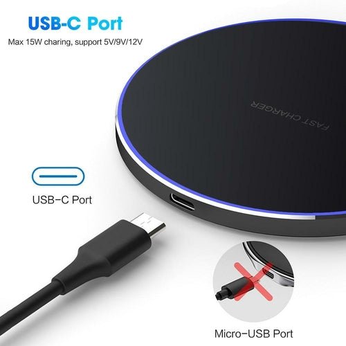 Dragon W9 Cargador Inalámbrico 30W Ultra Delgado - OMNIVA