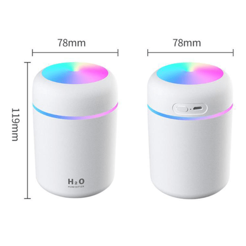 Humidificador Portátil de Aire con Difusor de Aceites Esenciales para Coche y Hogar - OMNIVA