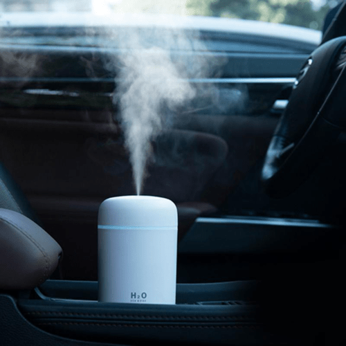 Humidificador Portátil de Aire con Difusor de Aceites Esenciales para Coche y Hogar - OMNIVA