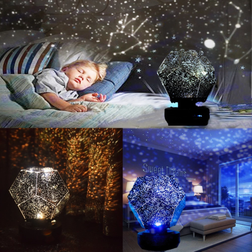 Proyector de Luz Estelar con Altavoz Bluetooth Lámpara Galaxia LED - OMNIVA