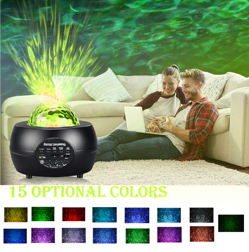Proyector LED de Cielo Estrellado con Altavoz Bluetooth Inalámbrico - OMNIVA