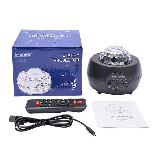 Proyector LED de Cielo Estrellado con Altavoz Bluetooth Inalámbrico - OMNIVA